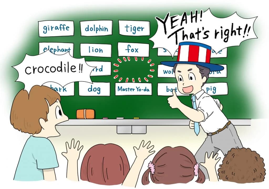 英語のクラス授業のイメージ